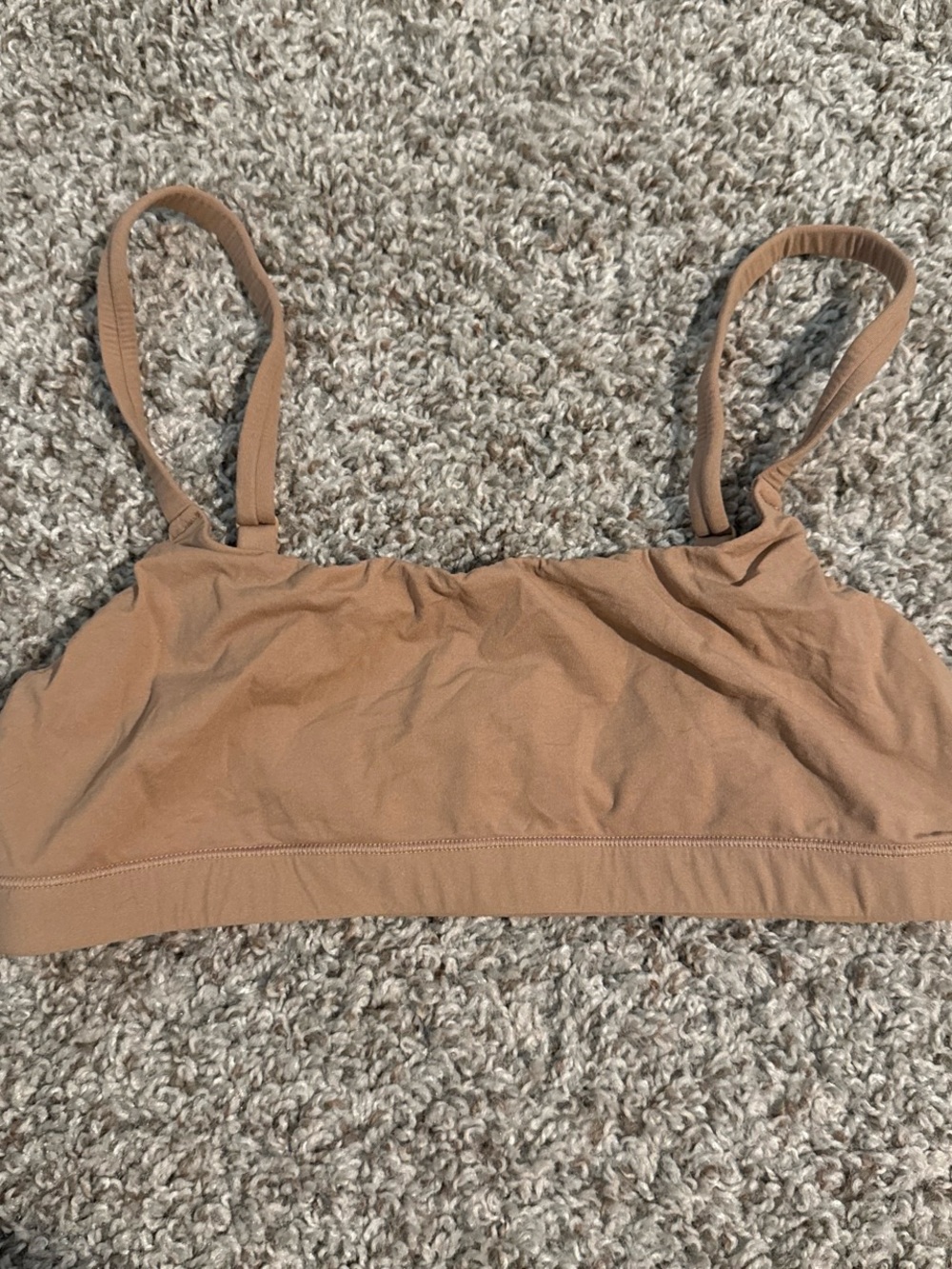 SKIMS Tan Seamless Stretch Bralette